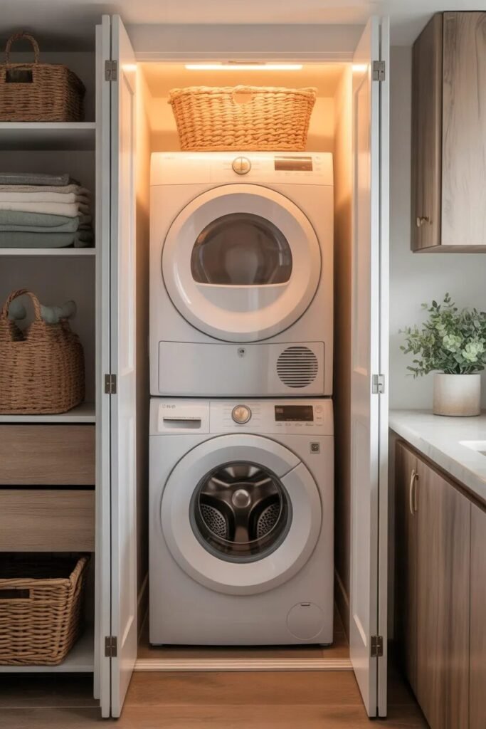 17 small laundry room ideas 4 stackable appliances small laundry room ideas