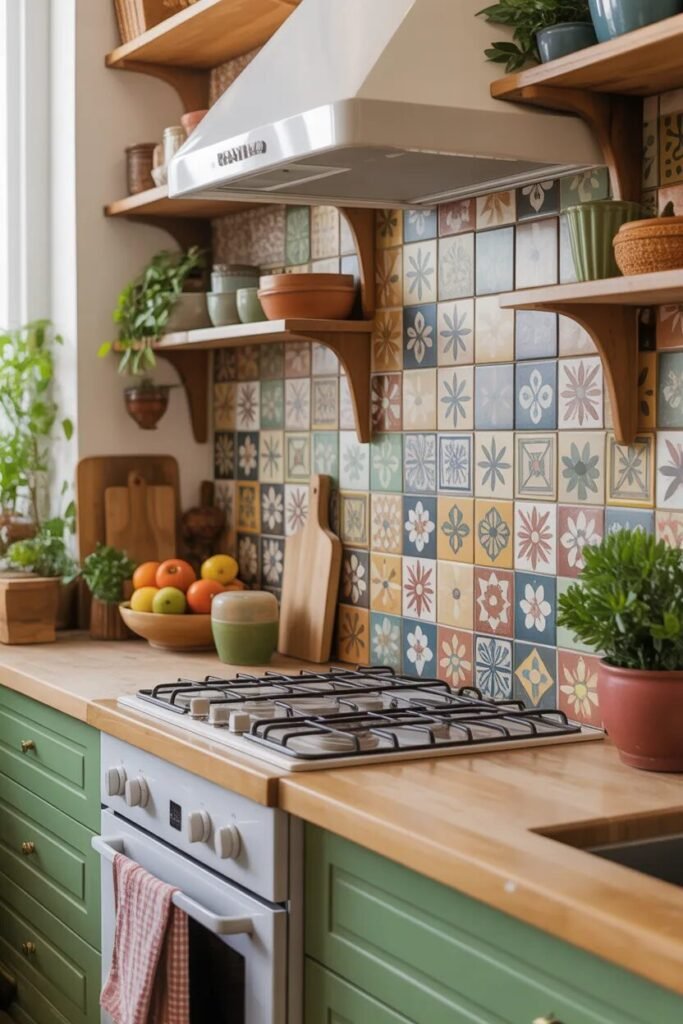ceramic 22 kitchen backsplash ideas