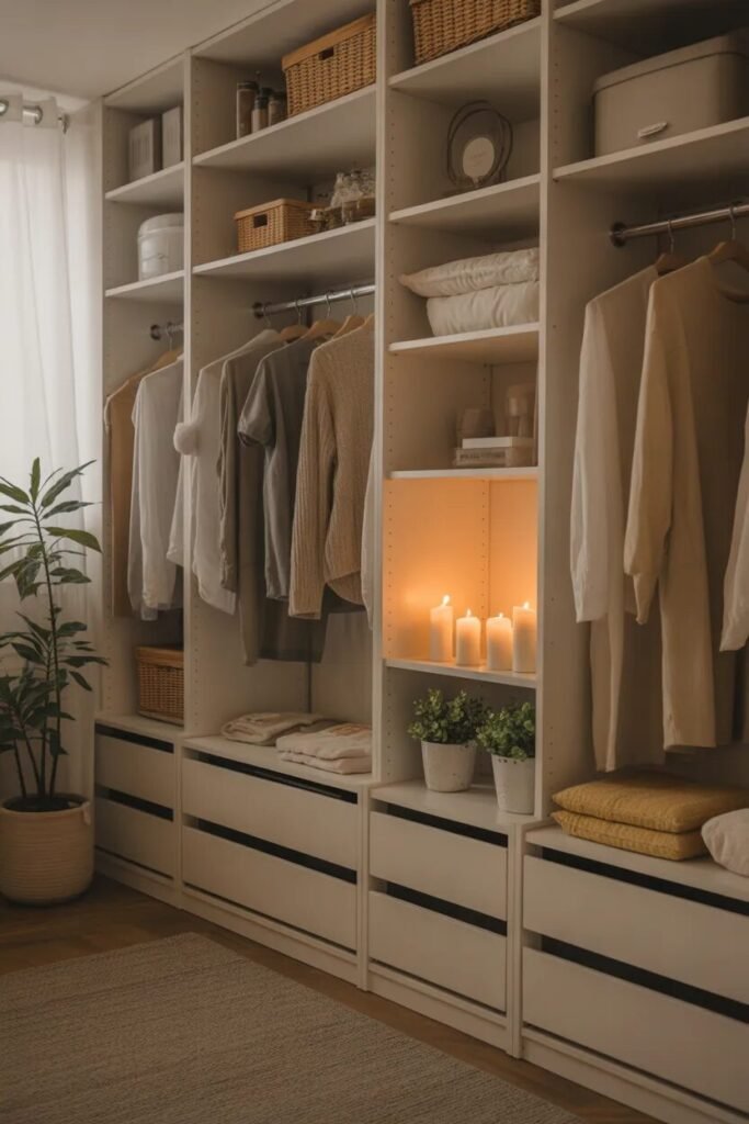 decor feminine closet ideas