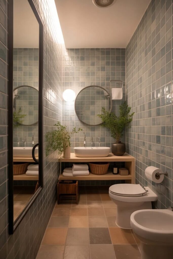  textured tiles luxury bathroom decor