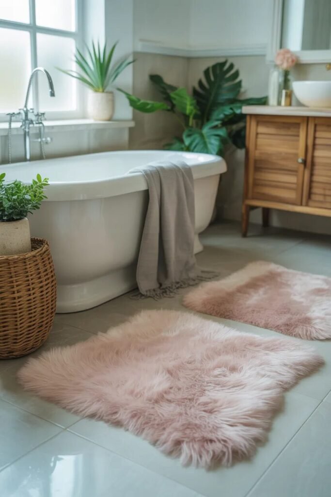 bath rugs luxury bathroom decor
