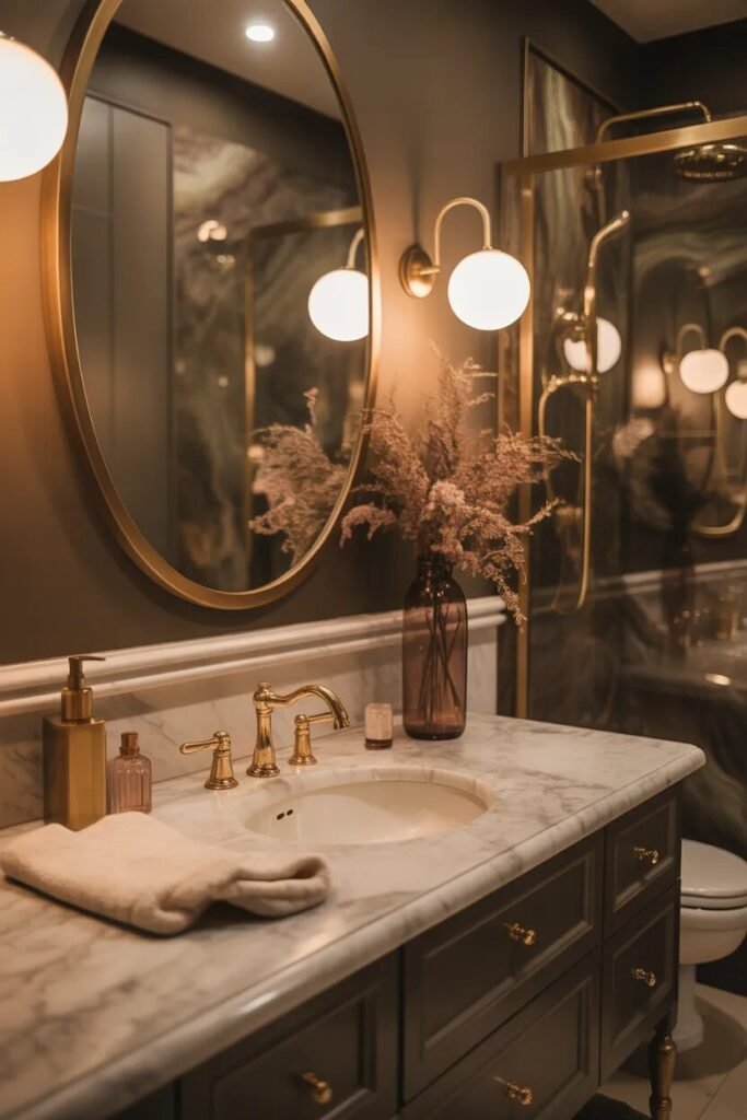Bold bathroom decor ideas 5 bold bathroom decor ideas gold accents