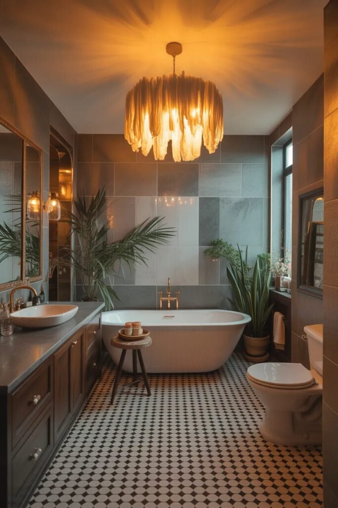 Bold bathroom decor ideas 6 bold bathroom decor ideas statement lighting