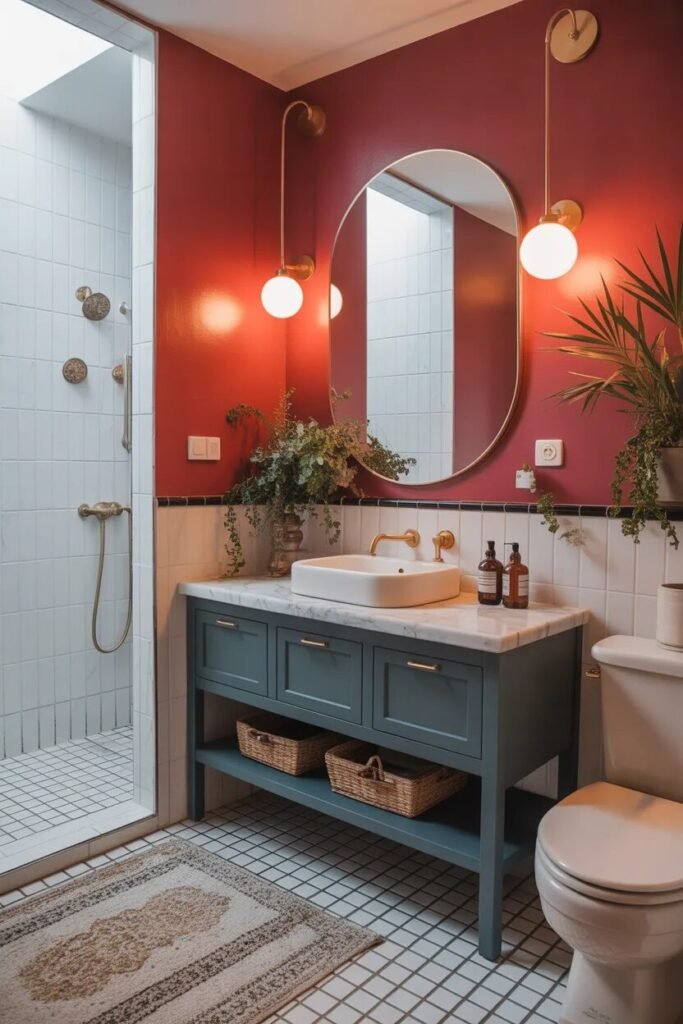 Bold bathroom decor ideas 27 bold bathroom decor ideas accent wall