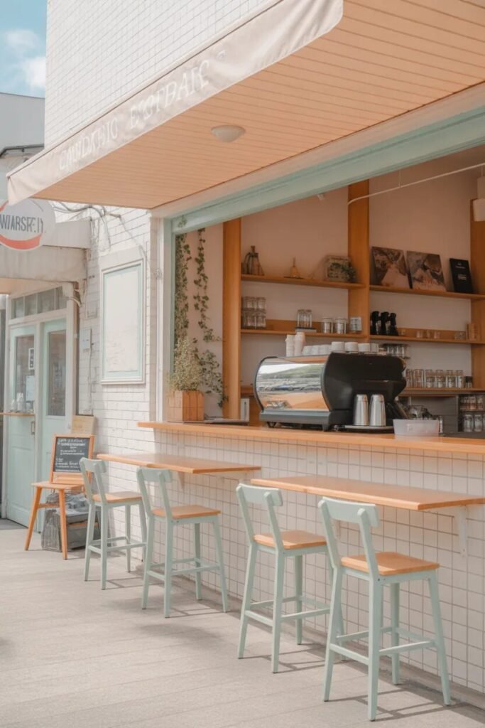 Scandinavian modern coffee bar ideas