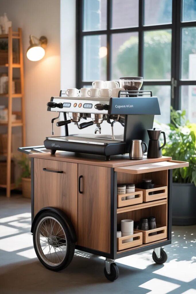 Mobile modern coffee bar ideas