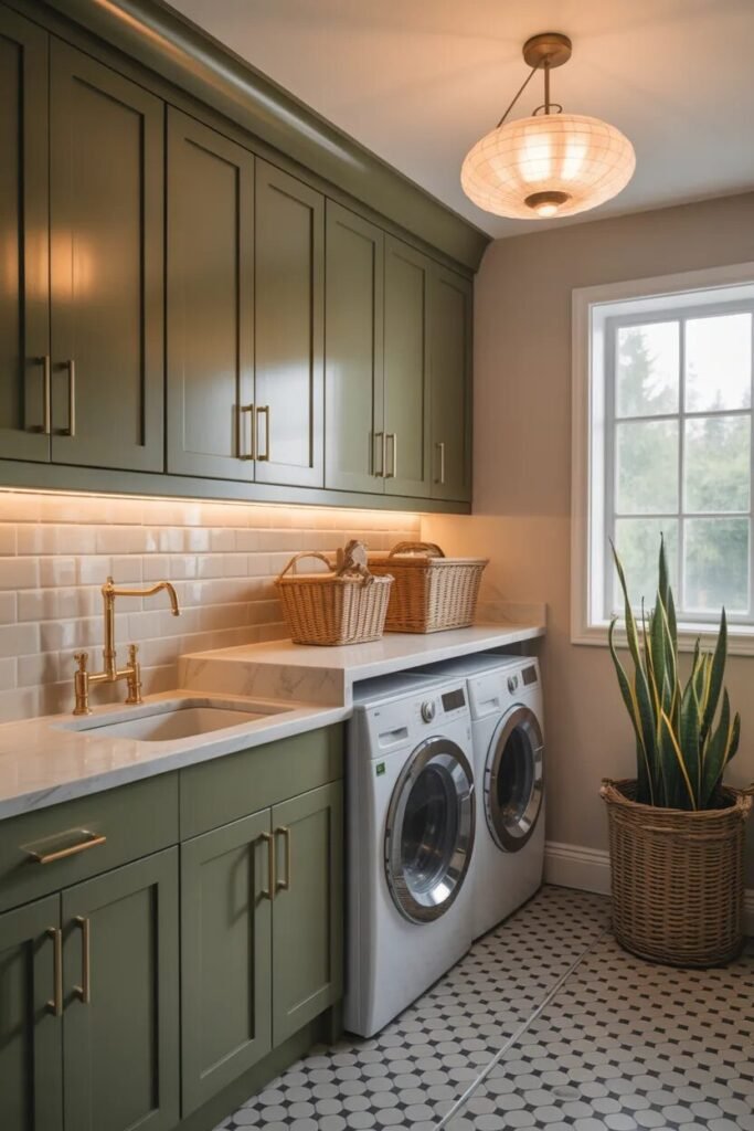 31 luxury small laundry room ideas 3 Luxury small laundry room ideas gold