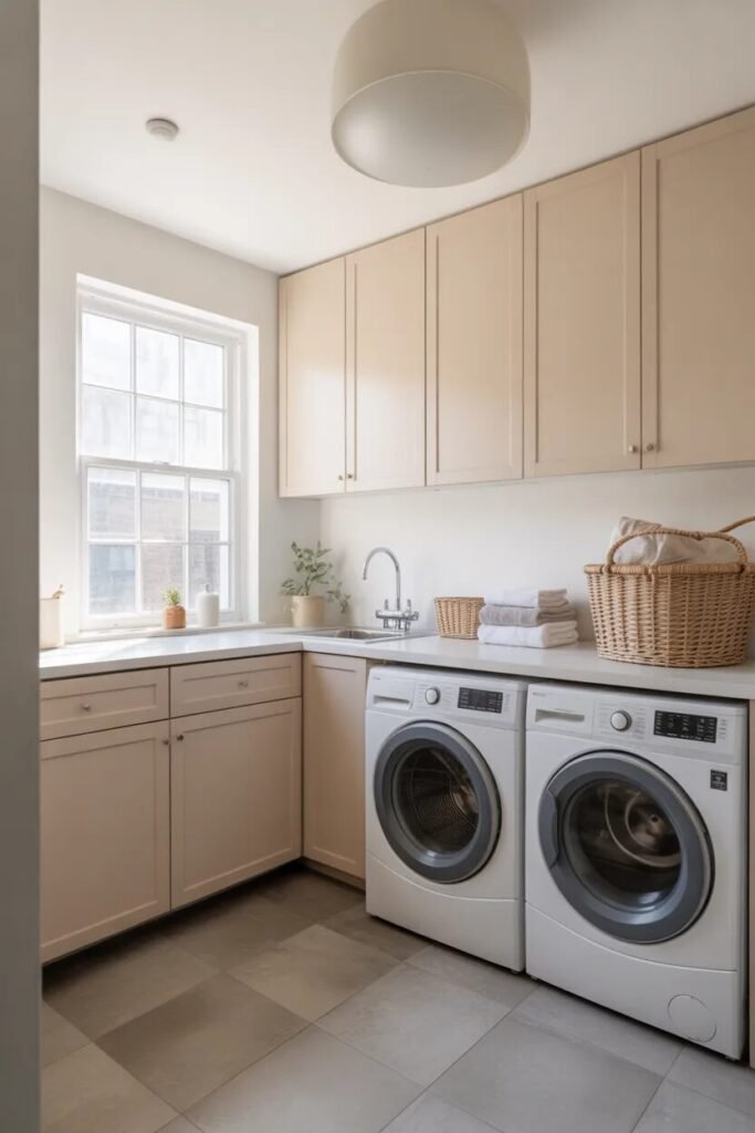 31 luxury small laundry room ideas 8 Luxury small laundry room ideas neutral