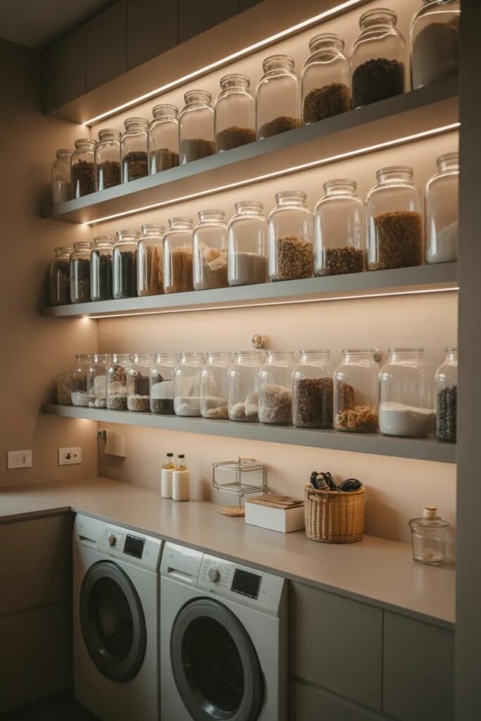31 luxury small laundry room ideas 10 Luxury small laundry room ideas jars