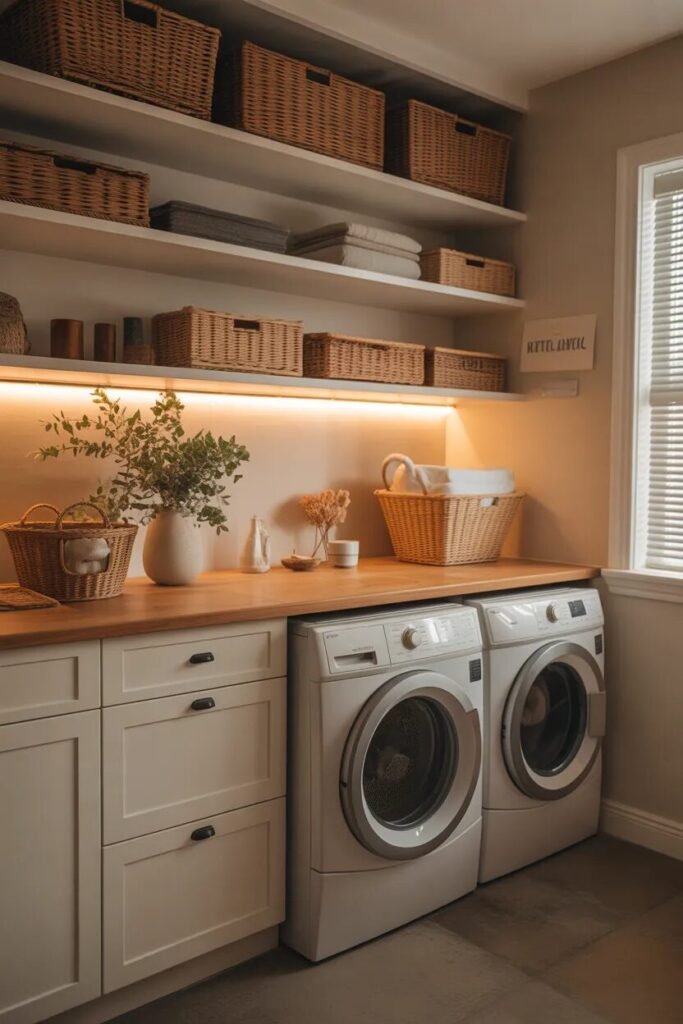 31 luxury small laundry room ideas 11 Luxury small laundry room ideas lighting