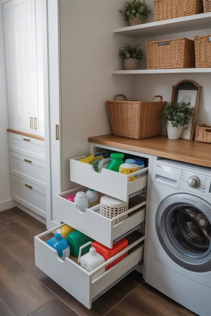 31 luxury small laundry room ideas 13 Luxury small laundry room ideas drawers