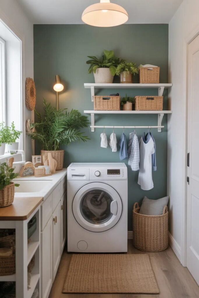 31 luxury small laundry room ideas 19 Luxury small laundry room ideas ironing