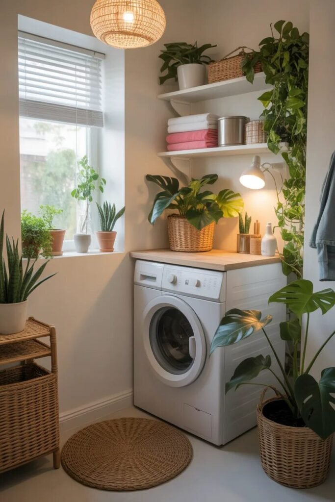 31 luxury small laundry room ideas 28 Luxury small laundry room ideas plants