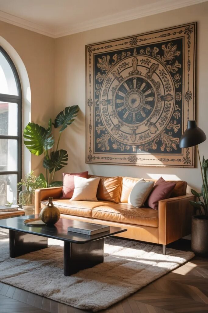 Luxe living room designs wall art