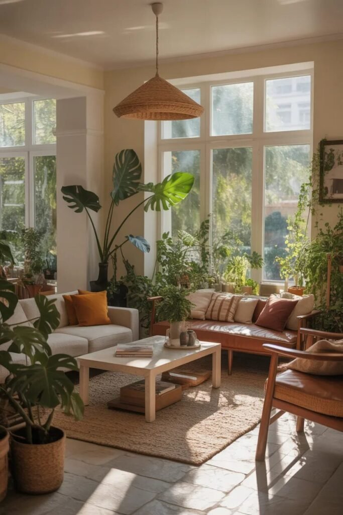 Luxe living room designs plants