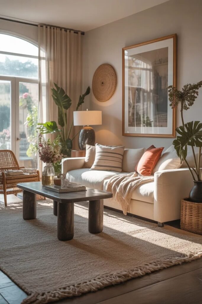 Luxe living room designs textiles