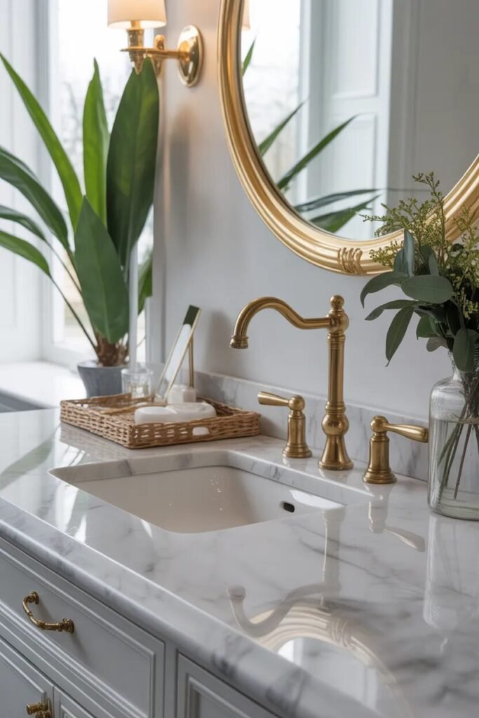 21 guest bathroom ideas marble
