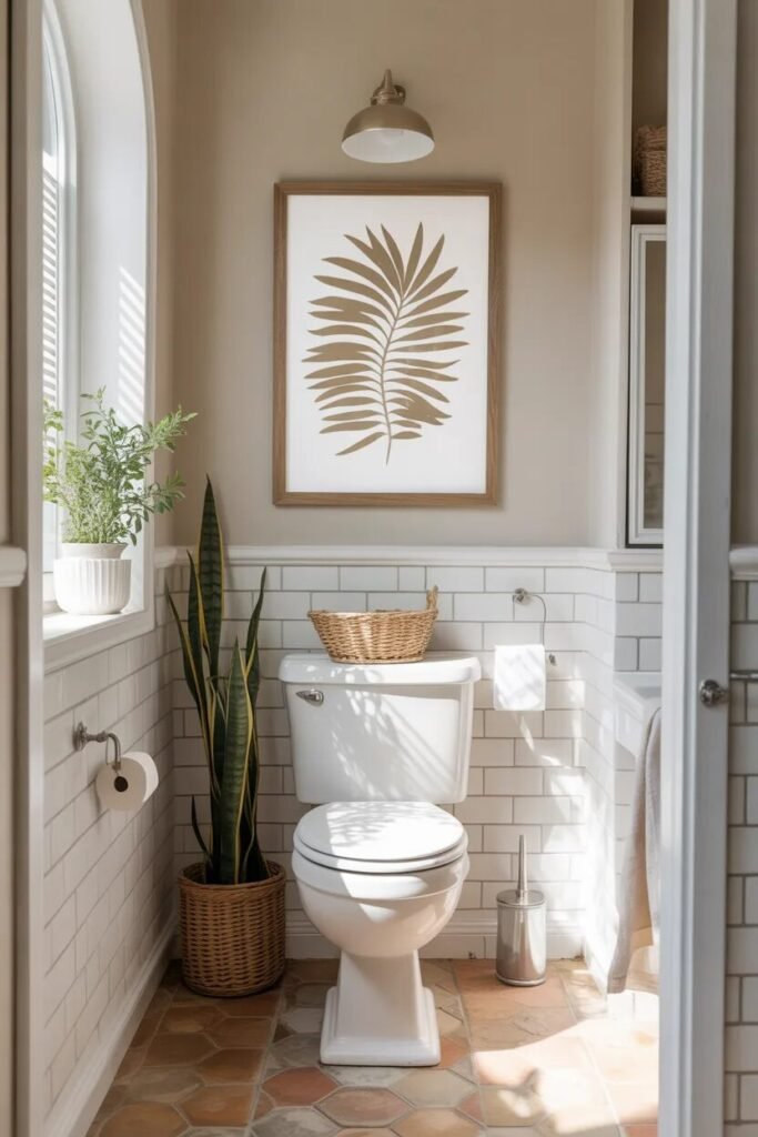 21 guest bathroom ideas wall art
