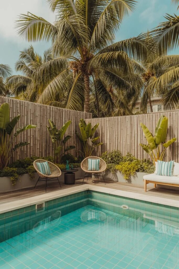 Dreamy small backyard pool designs 3 tropical dreamy small backyard pool