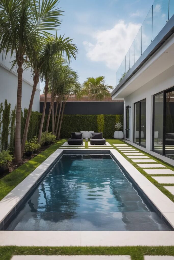 Dreamy small backyard pool designs 4 modern dreamy small backyard pool