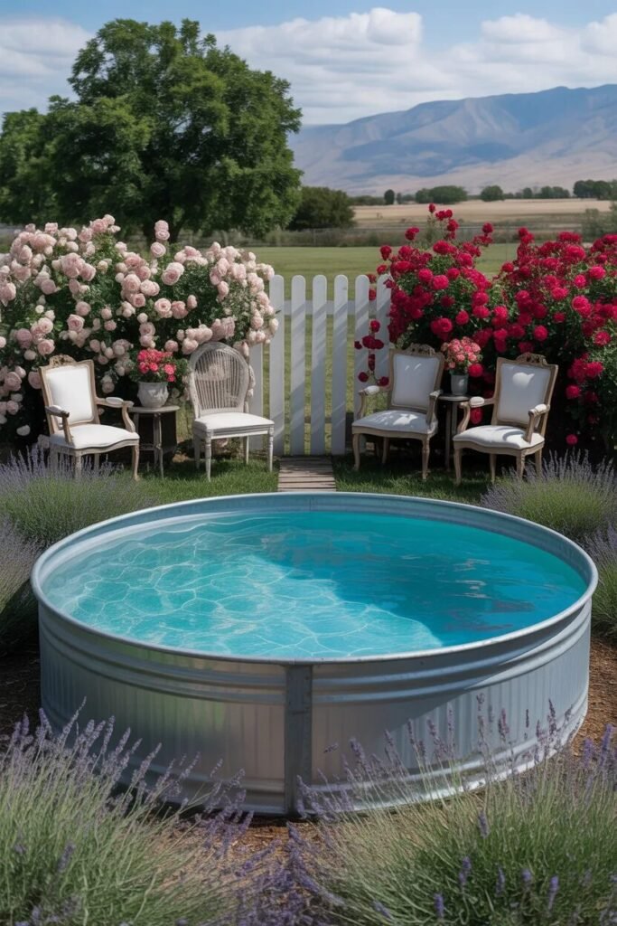 cottage 29 stock tank pool ideas