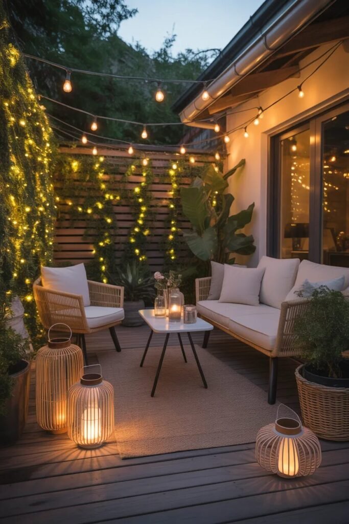 small outdoor patio ideas 19 evening small outdoor patio ideas