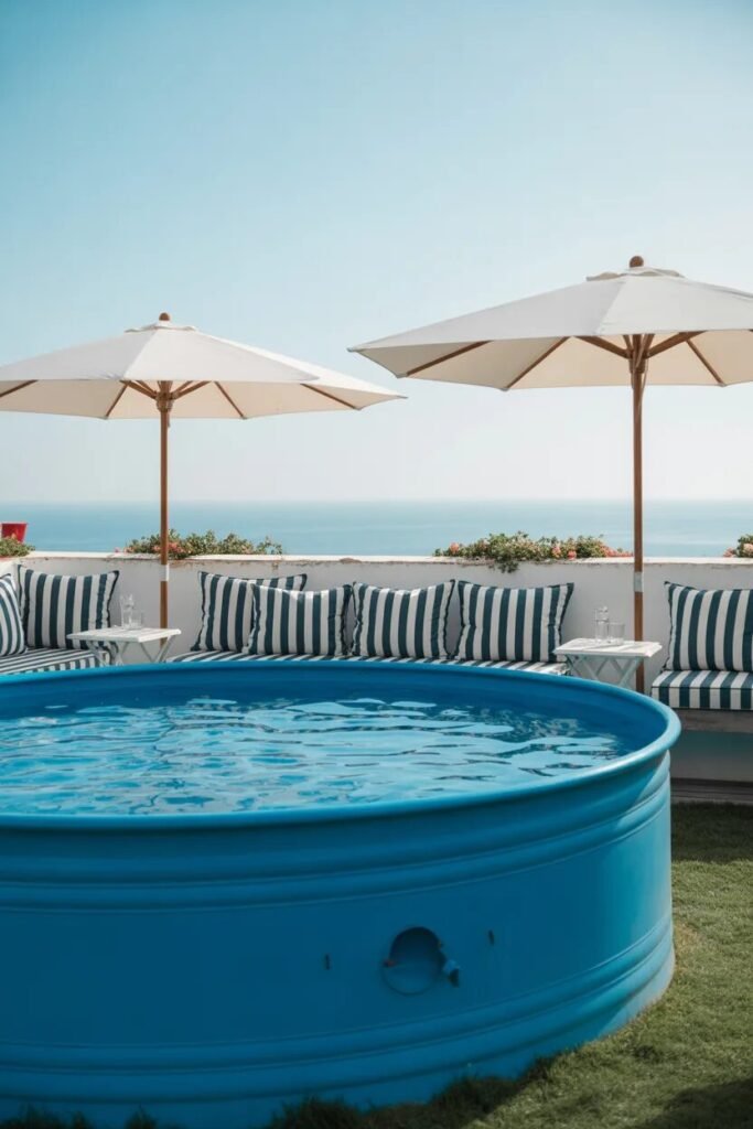 coastal 29 stock tank pool ideas