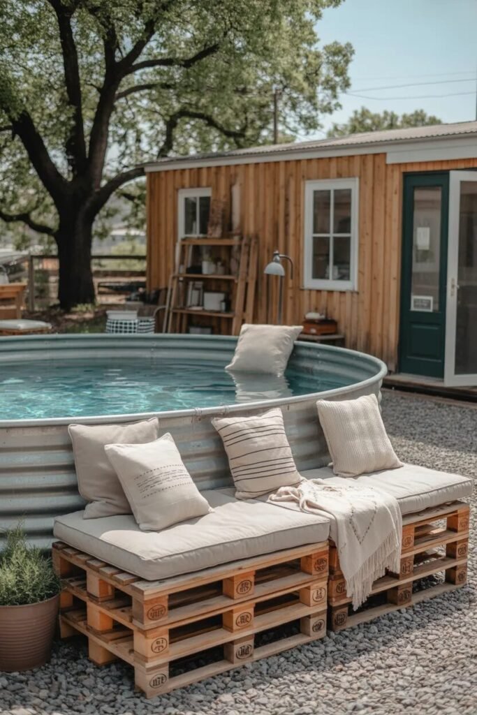 pallet 29 stock tank pool ideas