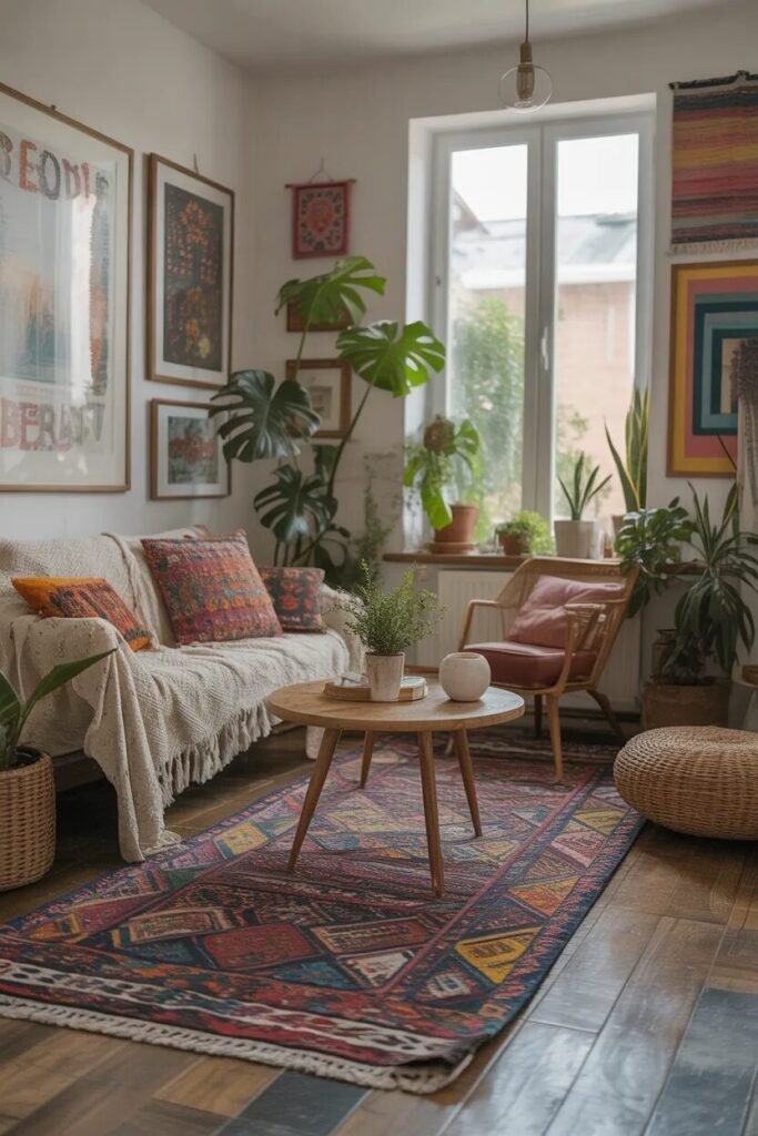 bohemian 19 living room design ideas