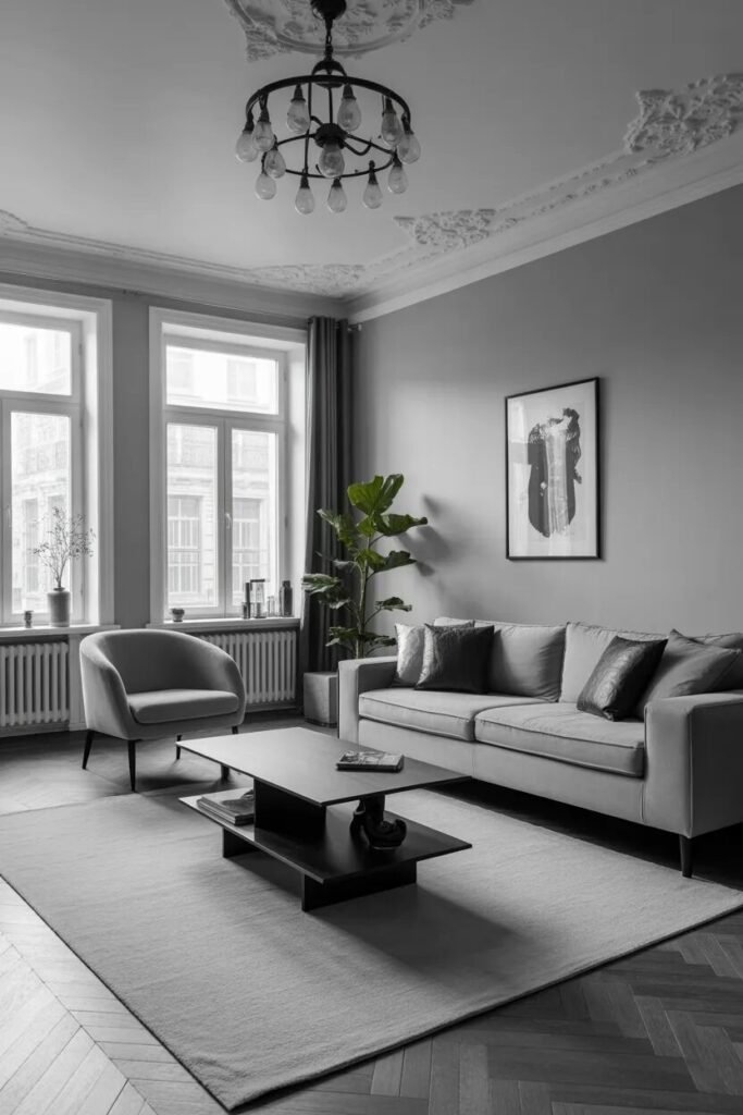 monochrome 19 living room design ideas