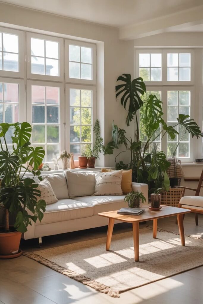 indoor greenery 19 living room design ideas
