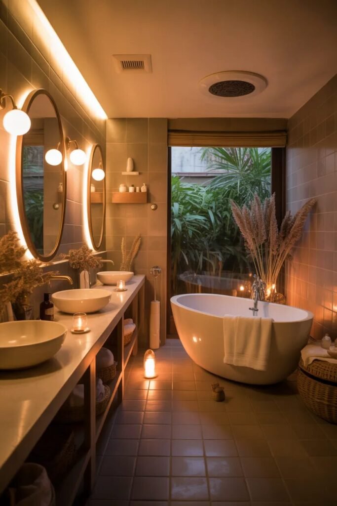  lighting 18 spa bathroom designs