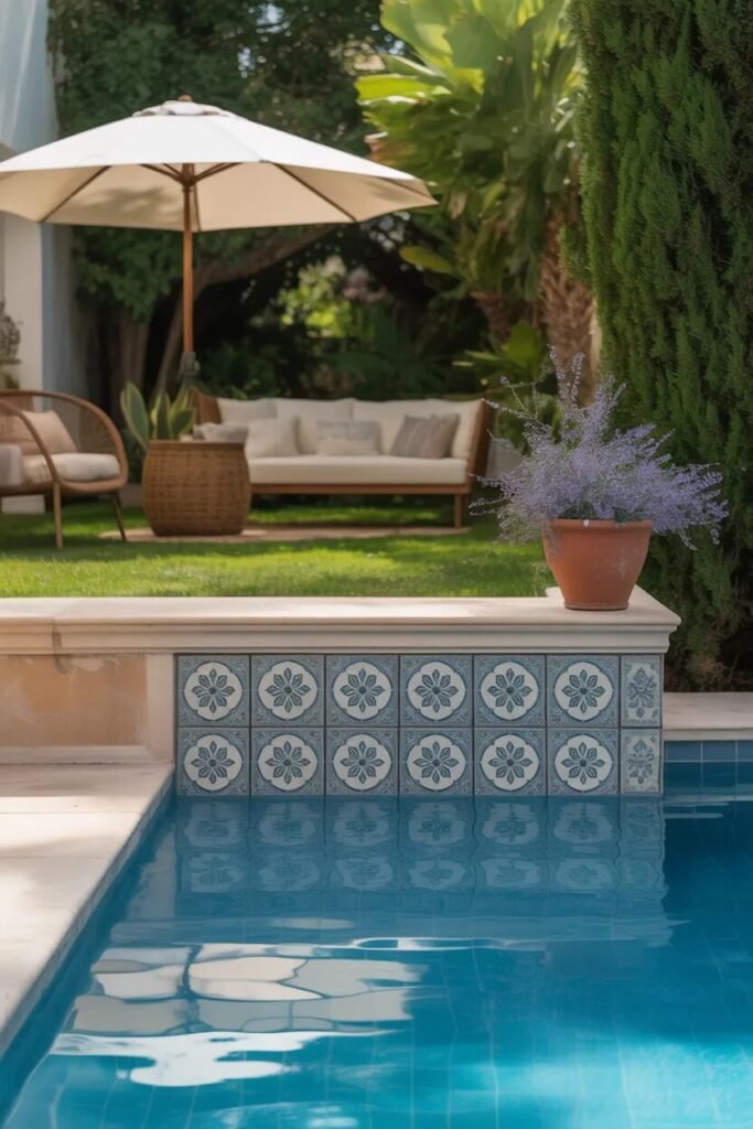35 Above ground pool ideas 29 tile above ground pool ideas