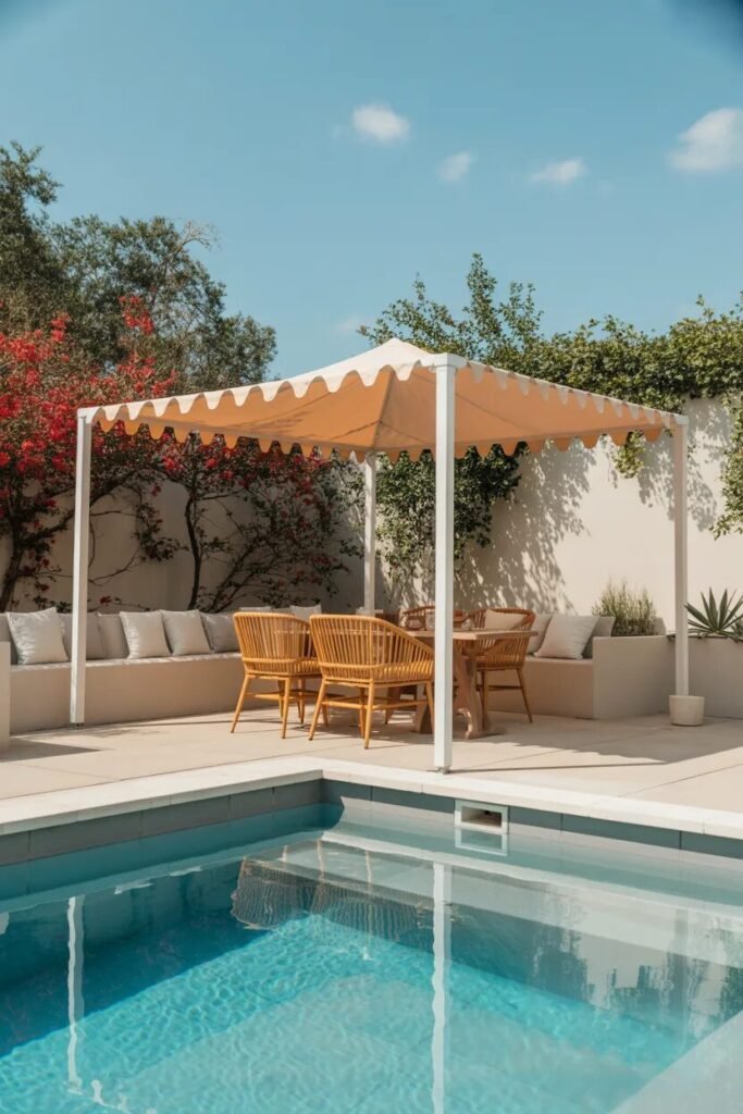 35 Above ground pool ideas 32 canopy above ground pool ideas