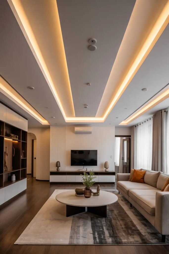 minimalist gypsum ceiling design ideas living room