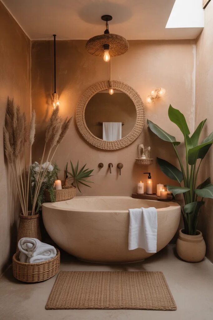 earthy 18 spa bathroom designs