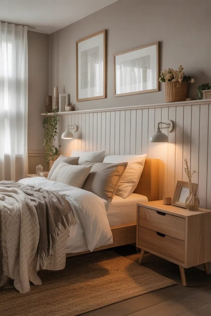  half wall 20 board and batten wall ideas master bedroom