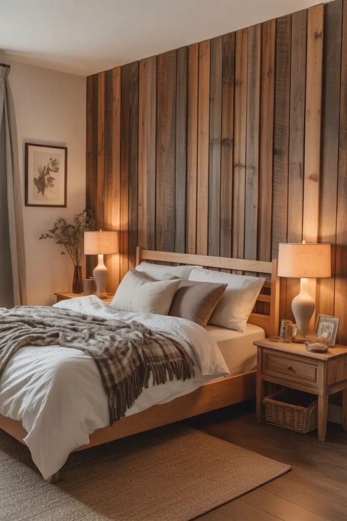 wood 20 board and batten wall ideas master bedroom