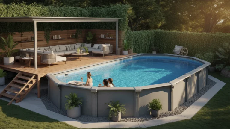 35 Above ground pool ideas