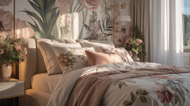 35 floral bedroom ideas