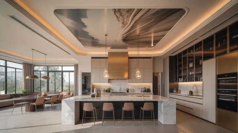 Modern luxury kitchen ceiling design