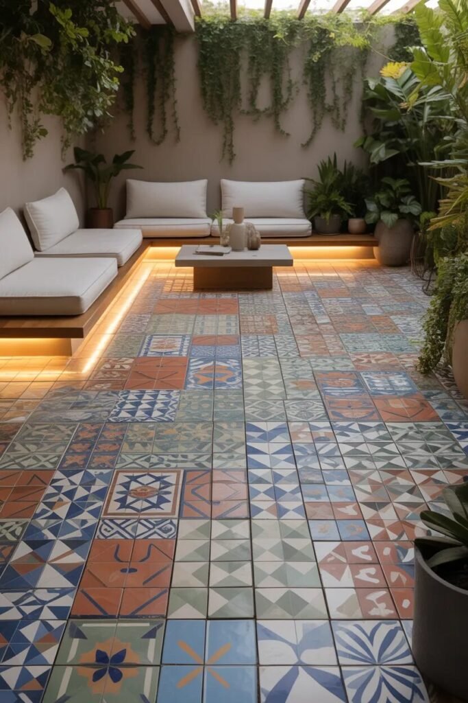 tile 25 patio ideas