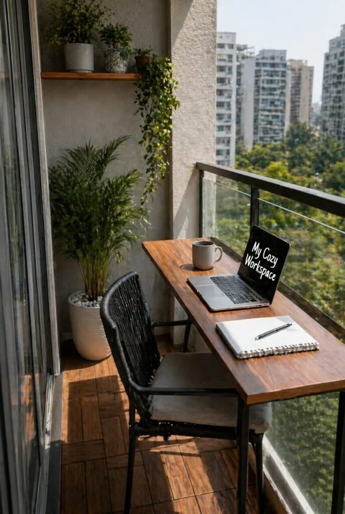 19 apartment balcony decor ideas workspace setup