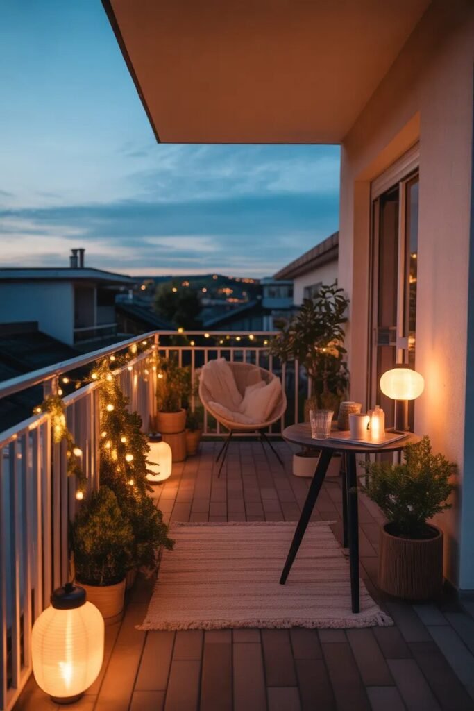 19 apartment balcony decor ideas solar lighting