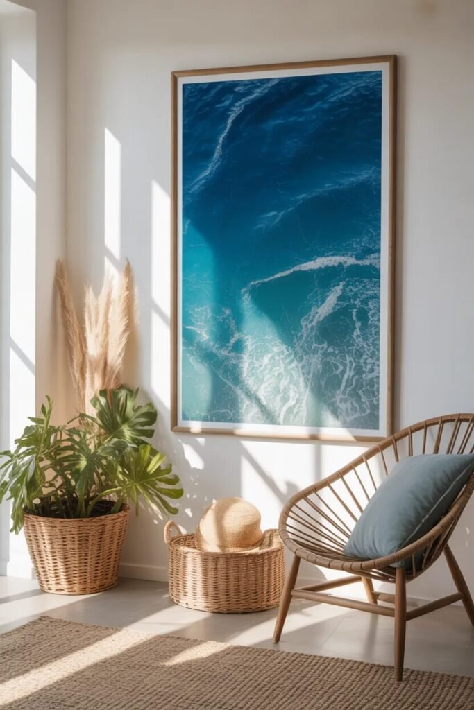 Gallery wall decor ideas 19 coastal gallery wall decor ideas
