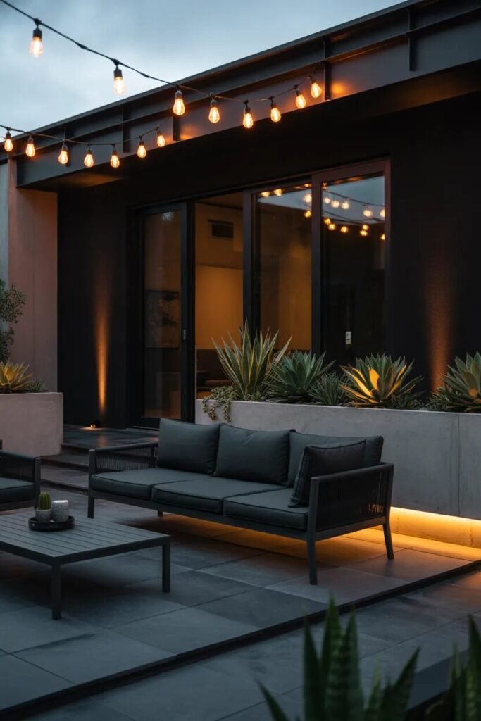 dark 25 patio ideas