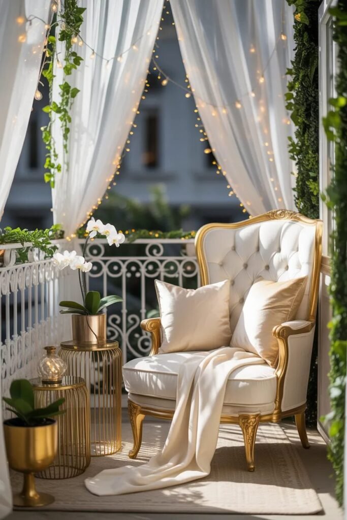Balcony apartment ideas 27 gold balcony apartment ideas glam