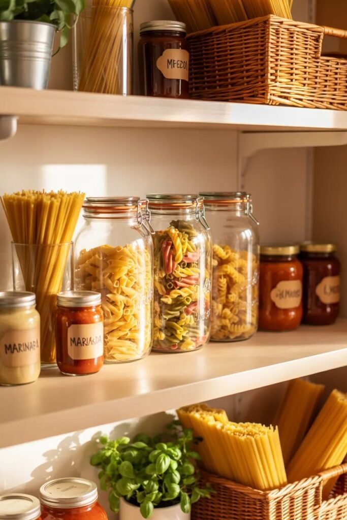  32 walk in pantry pasta