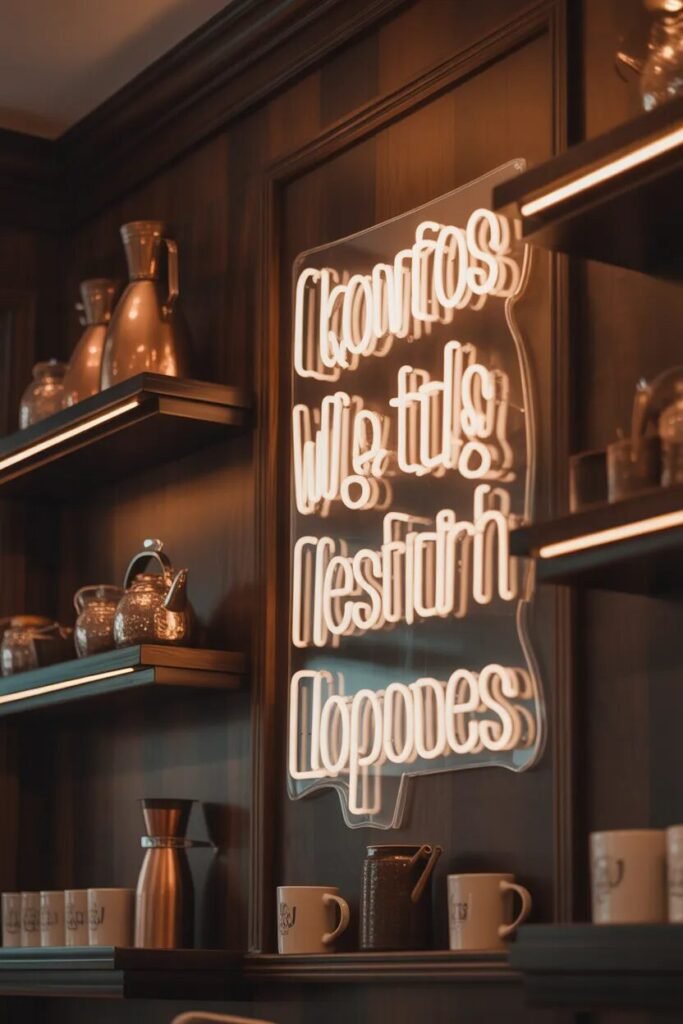 27 coffee corner neon sign