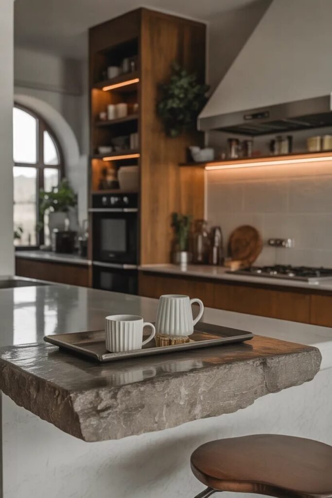 unique coffee bar decor ideas 13 stone slab unique coffee bar decor ideas